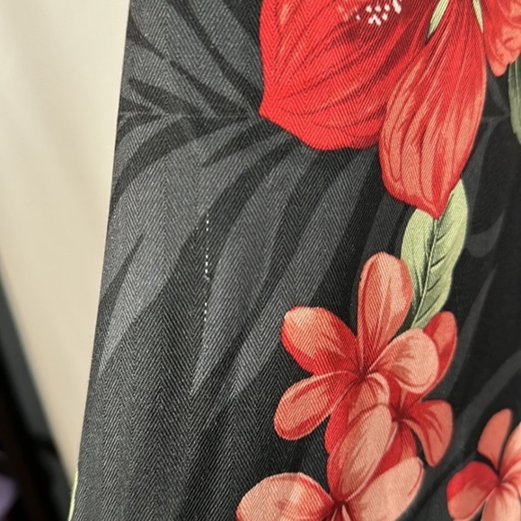 Tommy Bahama Black & Red Floral Dress - Picture 11 of 12